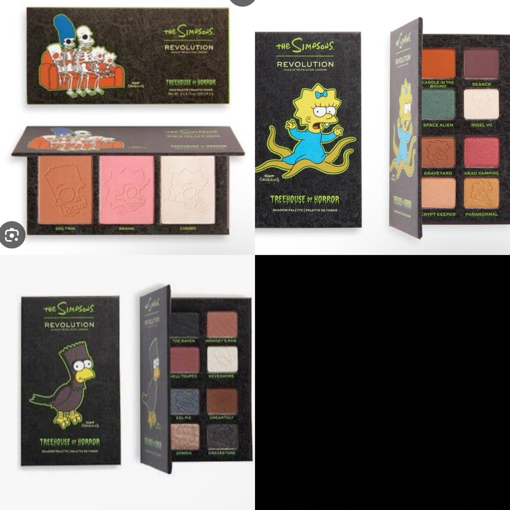 New in box The Simpson Revolution Treehouse of Horror Face and 2 Shadow Palletes